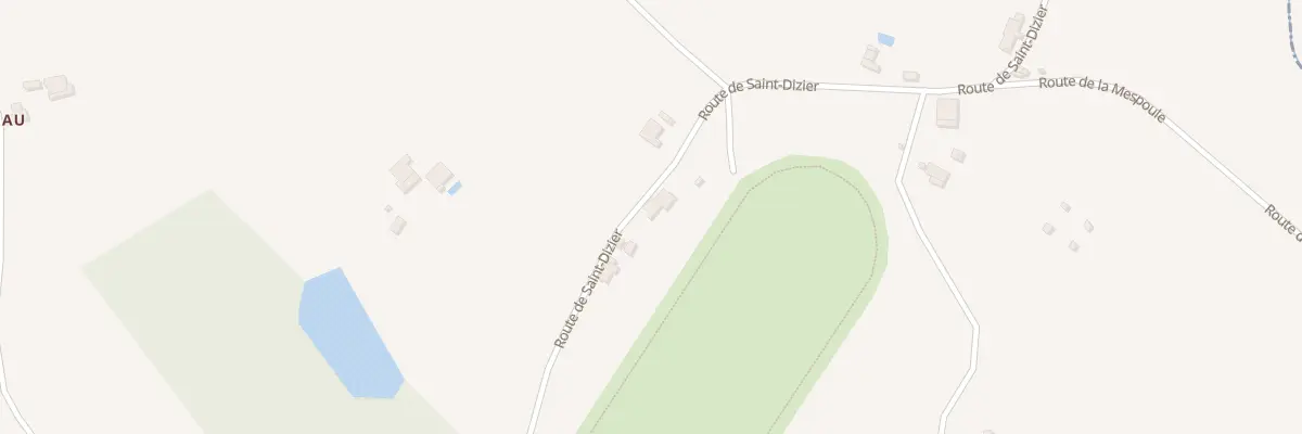 Plan du 1346 Rte de Saint Dizier à Ferrensac