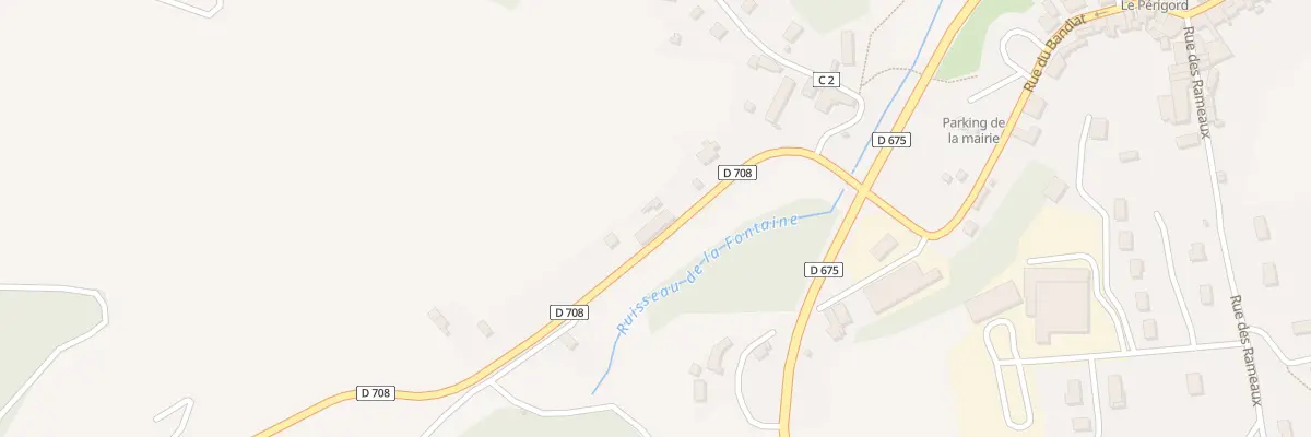 Plan du 180 Rte de Mareuil à Saint-Martial-de-Valette