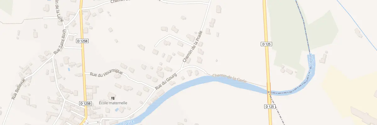 Plan du 2 Che de la Prade à Cierp-Gaud