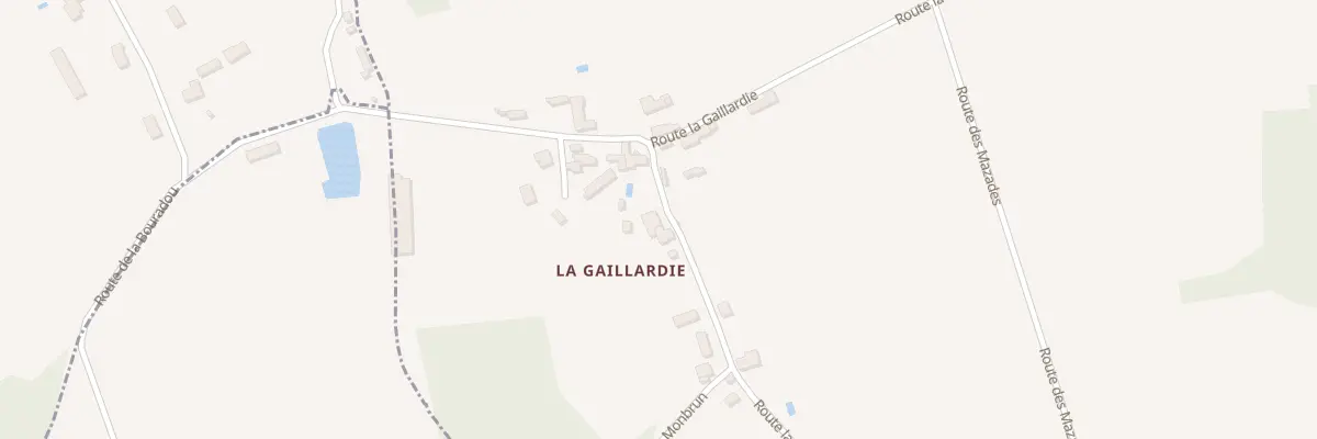 Plan du 40 Rte la Redoulie à Lanquais