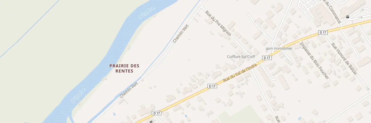 Plan du 27 Rue du Val de l’Indre à Monts