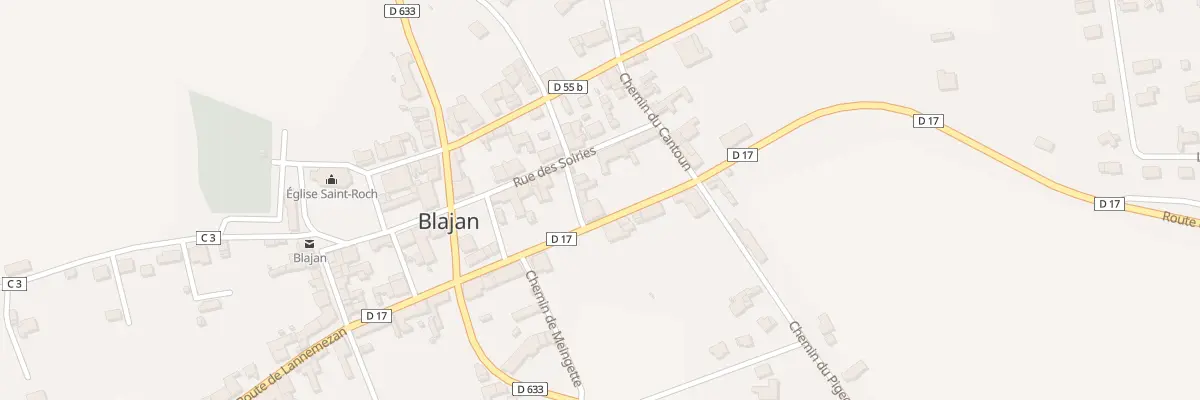 Plan du 3 Rte Toulouse à Blajan