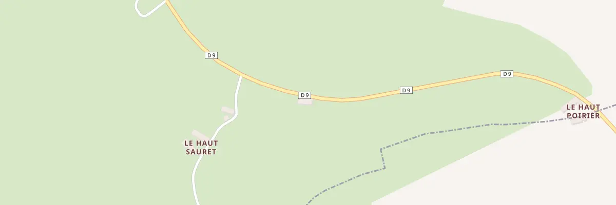 Plan du 501 Rte de la Bonnetière à Cour-Maugis sur Huisne