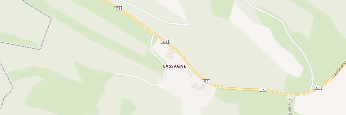 Plan du 5011 Cassagne à Traversères