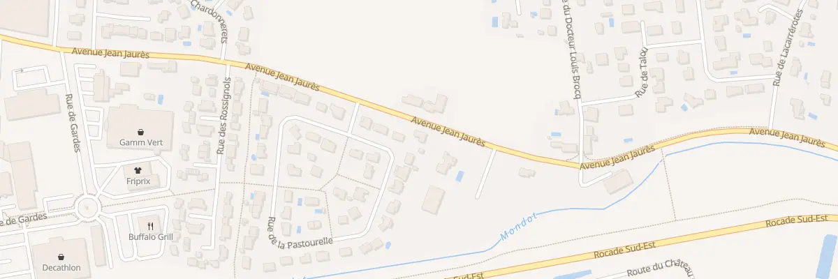 Plan du 56 Rue de la Pastourelle à Boé