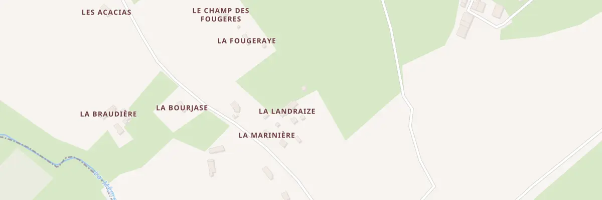 Plan du 5071 La Landeraise à Souvigné-sur-Même