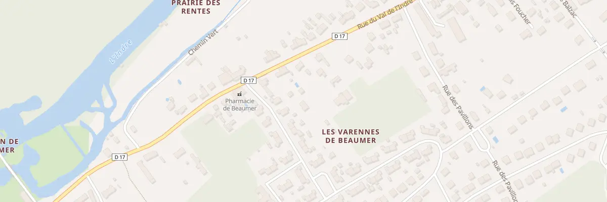 Plan du 94T Rue du Val de l’Indre à Monts