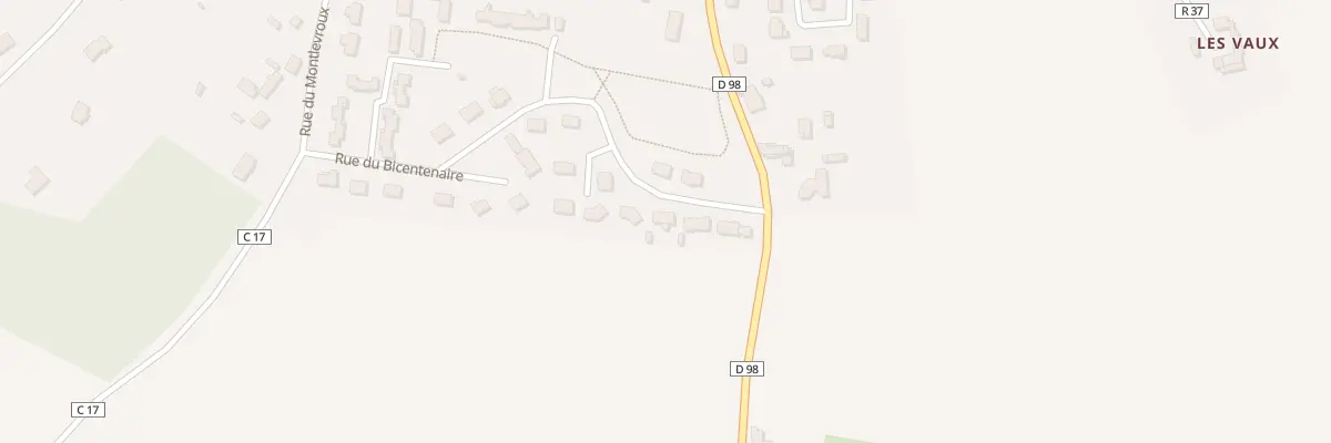 Plan du 34 Rue du Bicentenaire à Lavaré