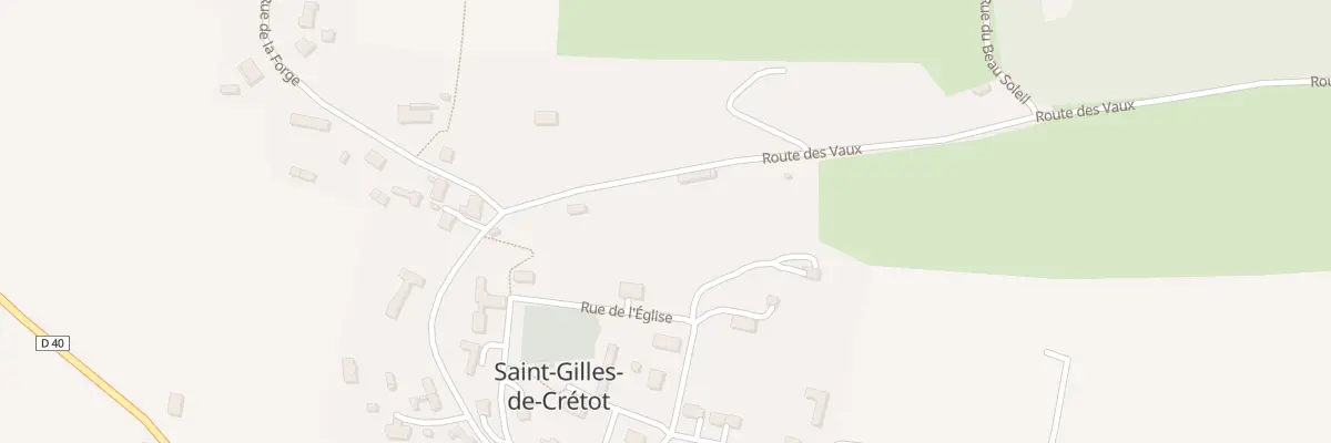 Plan du 138 Che des Vaux à Saint-Gilles-de-Crétot