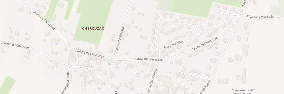Plan du 9999 Rte de Chercuzac à Chancelade