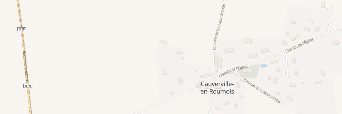 Plan du 1 Che de l’Église à Cauverville-en-Roumois