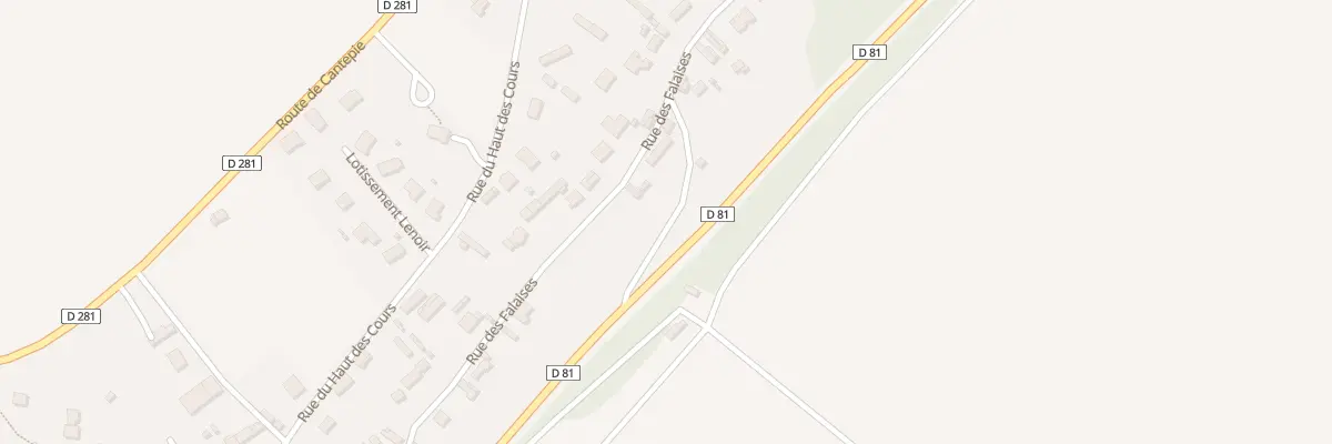 Plan du 20 Rue des Falaises à Norville