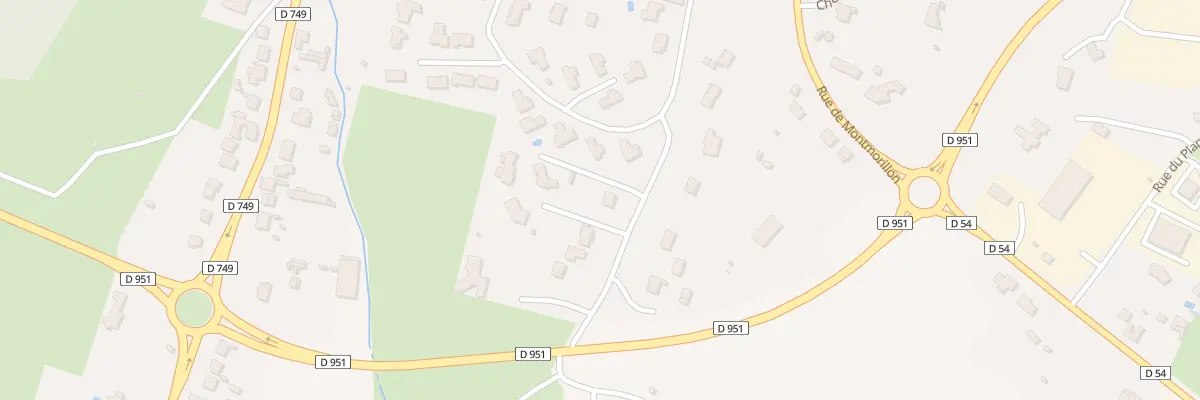 Plan du 52 Rue de Chantegrioux à Chauvigny