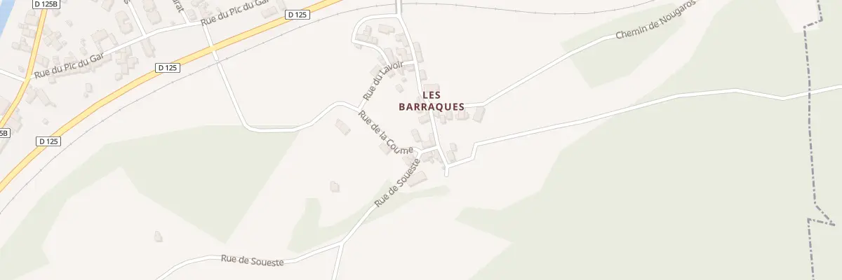 Plan du 6 Rue de la Coume à Cierp-Gaud