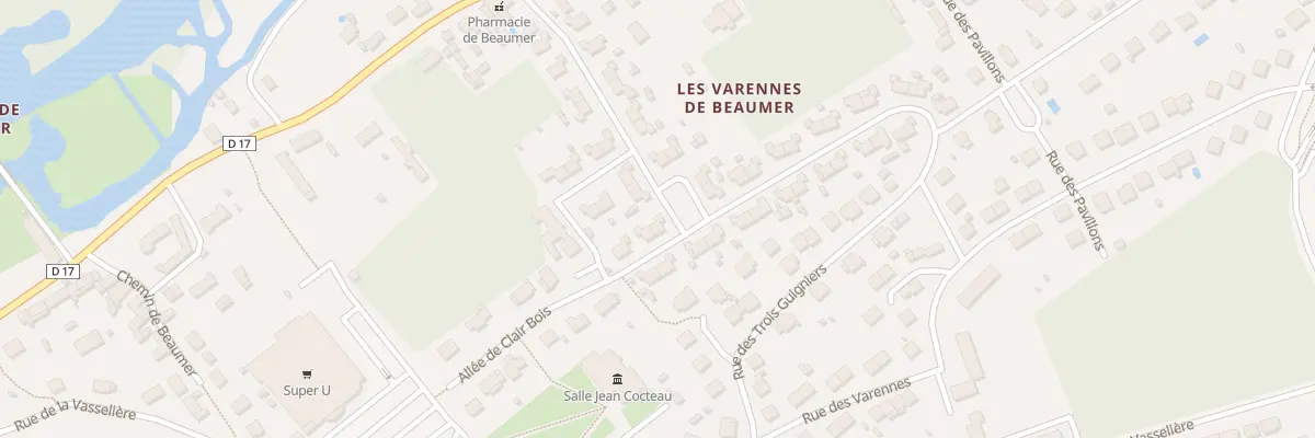 Plan du 25 Rue de la Résidence Beaumer à Monts