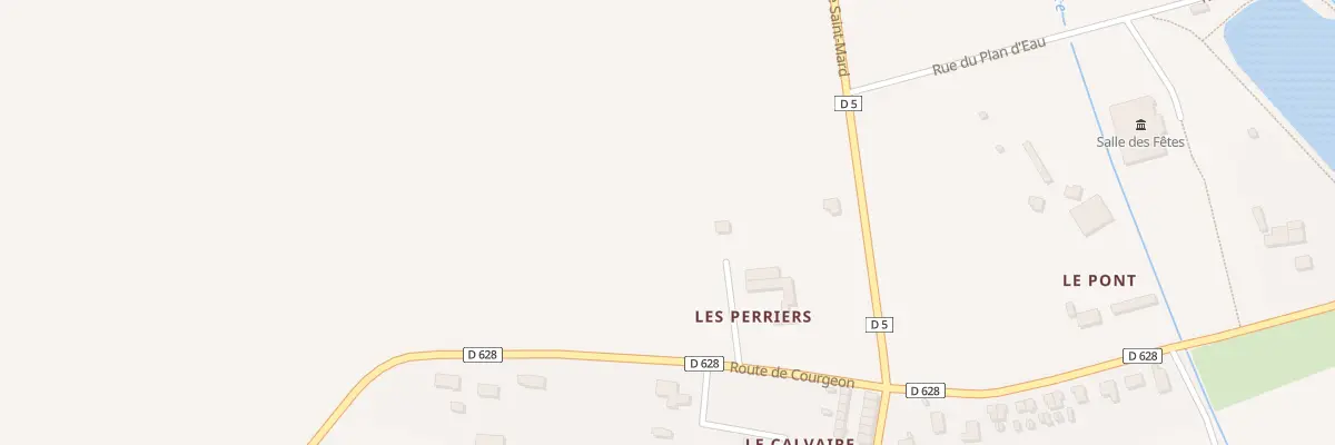 Plan du 274 Les Perriers à La Chapelle-Montligeon