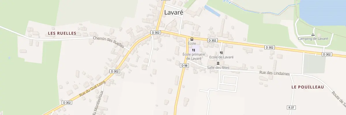 Plan du 6 Rue du Montangis à Lavaré