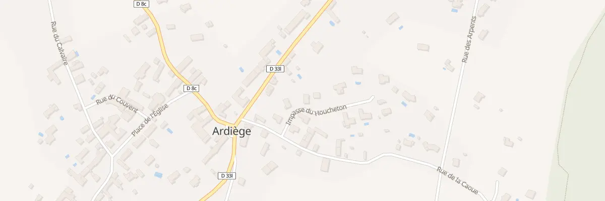 Plan du 5 Imp du Houcheton à Ardiège