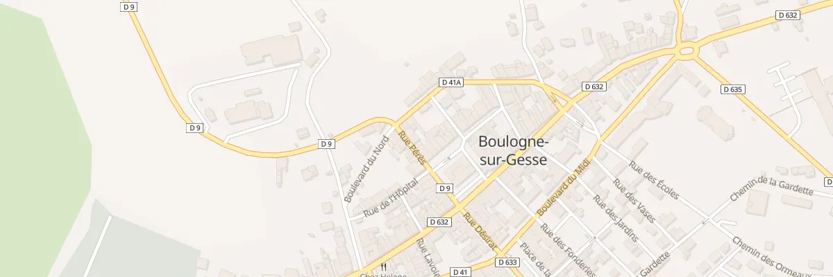 Plan du 6 Rue Pérés à Boulogne-sur-Gesse