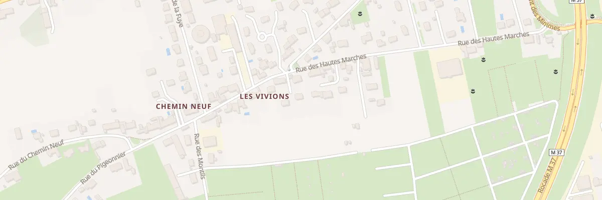 Plan du 130 Rue des Hautes Marches à La Riche