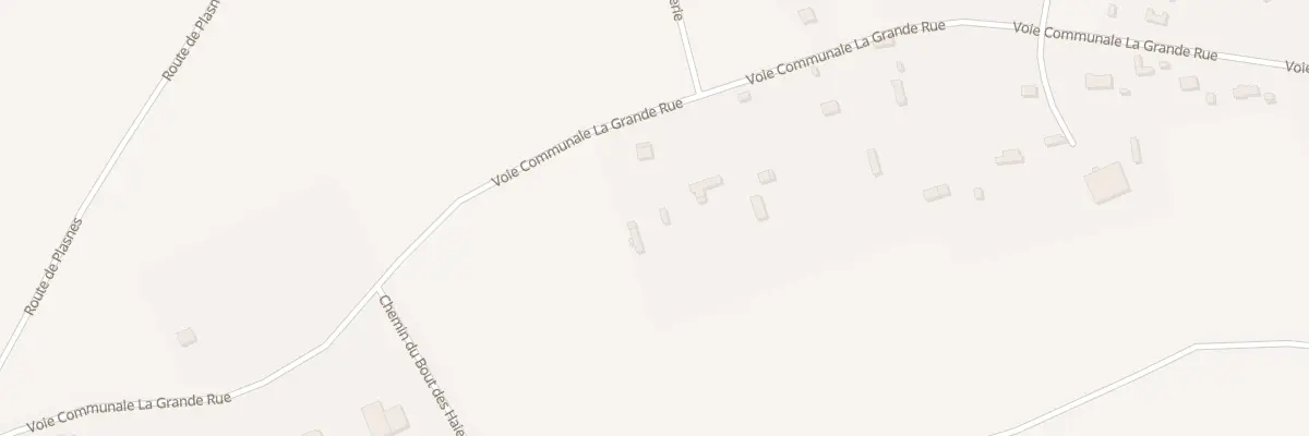 Plan du 39 Vc La Grande Rue à Boisney