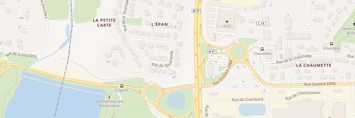Plan du 11 Rue de l’Émeraude à Joué-lès-Tours
