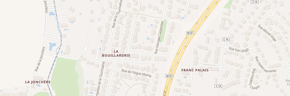 Plan du 35 Rue Georges Carpentier à Joué-lès-Tours