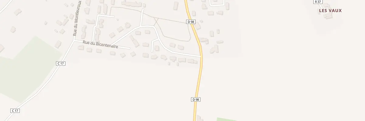 Plan du 36 Rue du Bicentenaire à Lavaré