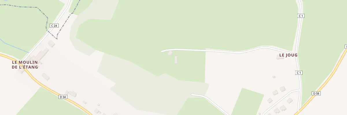 Plan du 2 Le Joug à Vancé
