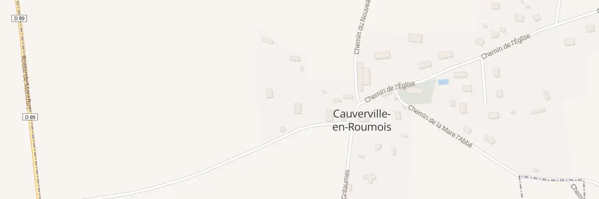 Plan du 1A Che de l’Église à Cauverville-en-Roumois
