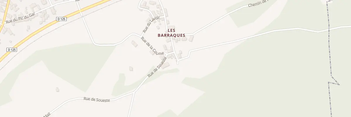 Plan du 15 Rue de Soueste à Cierp-Gaud