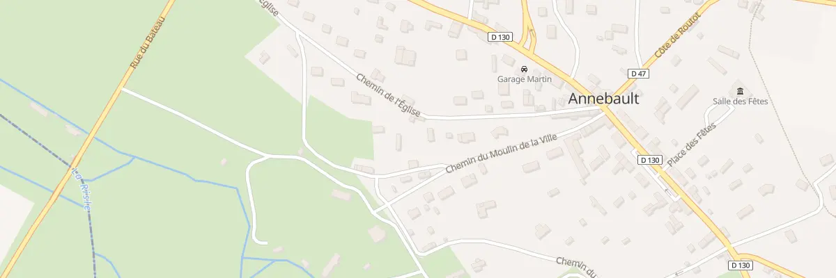 Plan du 1 Che de l’Eglise à Appeville-Annebault