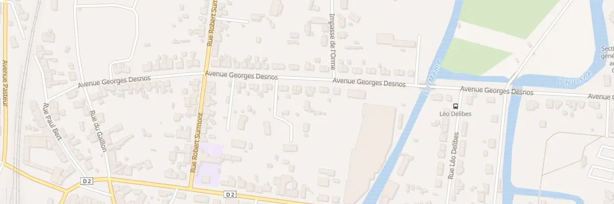 Plan du 30 Av Georges Desnos à La Ferté-Bernard