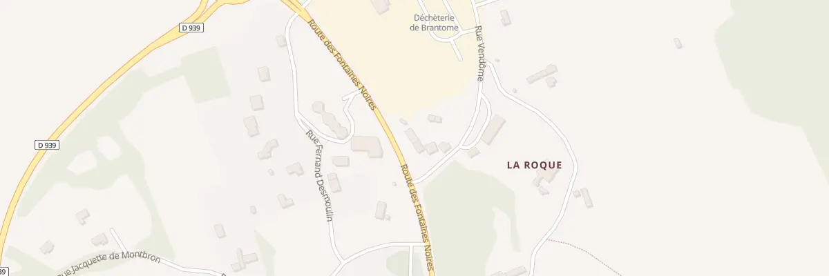Plan du 670 Rte des Fontaines Noires à Brantôme en Périgord