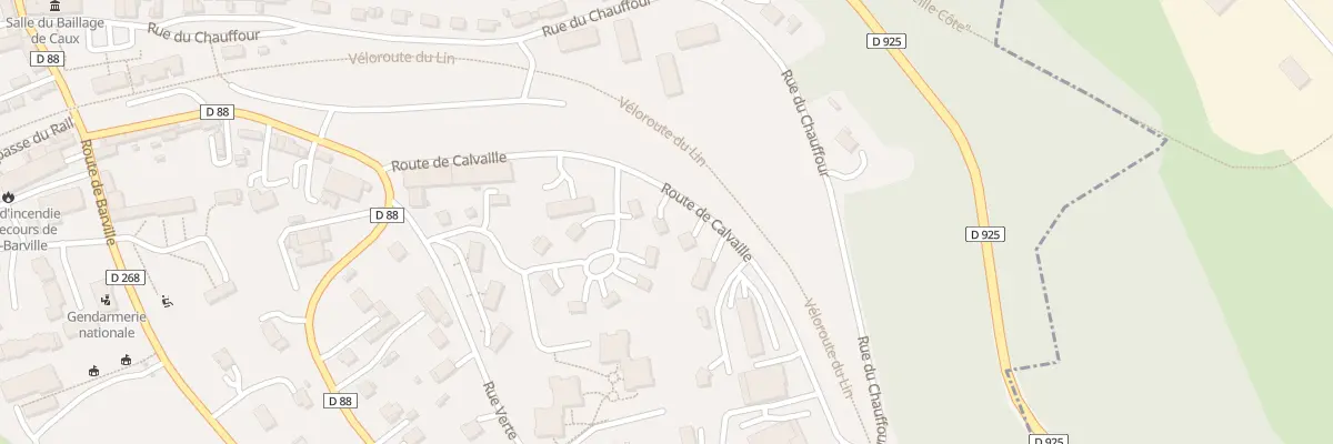 Plan du 6 Rte de Calvaille à Cany-Barville