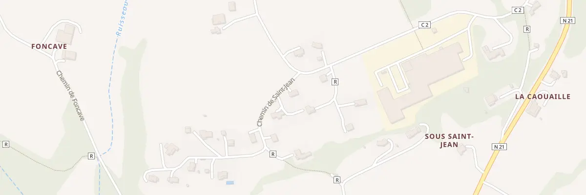 Plan du 27 Che de Saint Jean à Astaffort