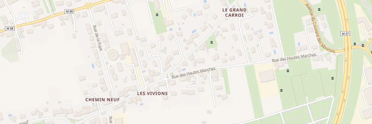 Plan du 123 Rue des Hautes Marches à La Riche