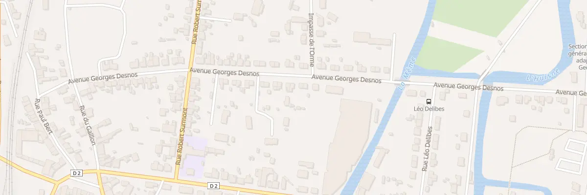 Plan du 30B Av Georges Desnos à La Ferté-Bernard