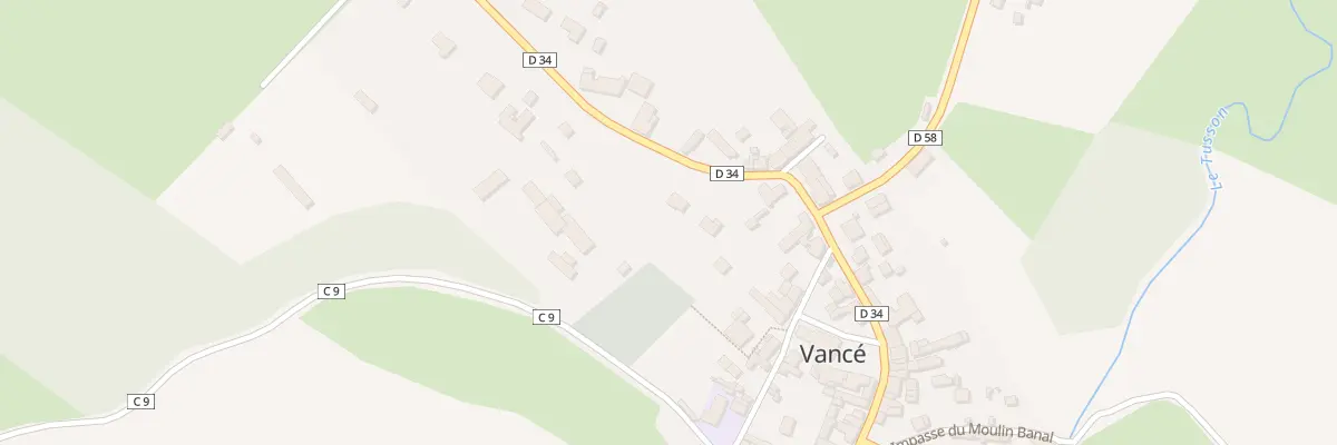 Plan du 12 Rue Virginie Vaslin à Vancé