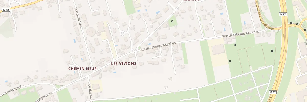 Plan du 124B Rue des Hautes Marches à La Riche