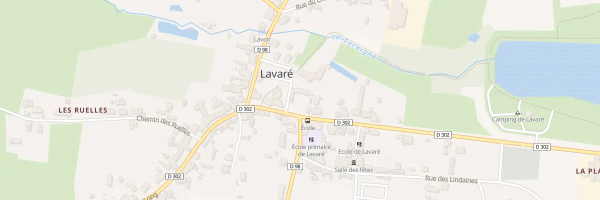 Plan du 10 Pl de L Eglise à Lavaré