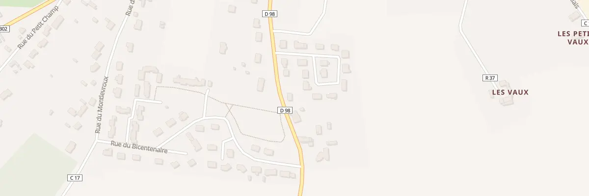Plan du 21 Rue du Montangis à Lavaré
