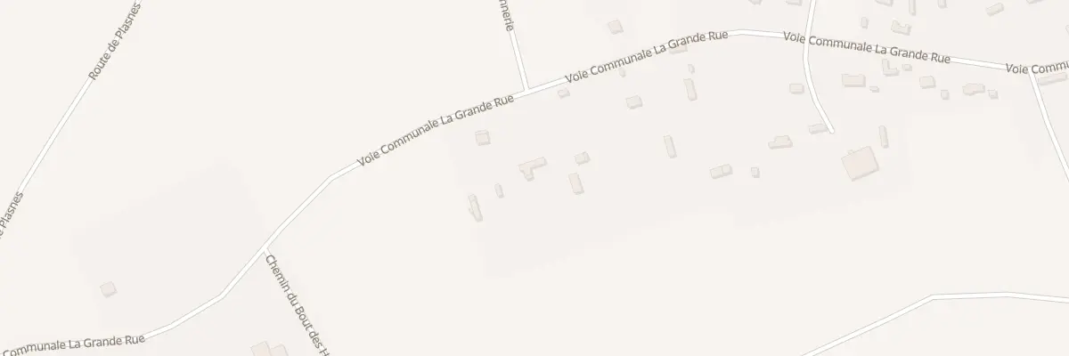 Plan du 37 Vc La Grande Rue à Boisney