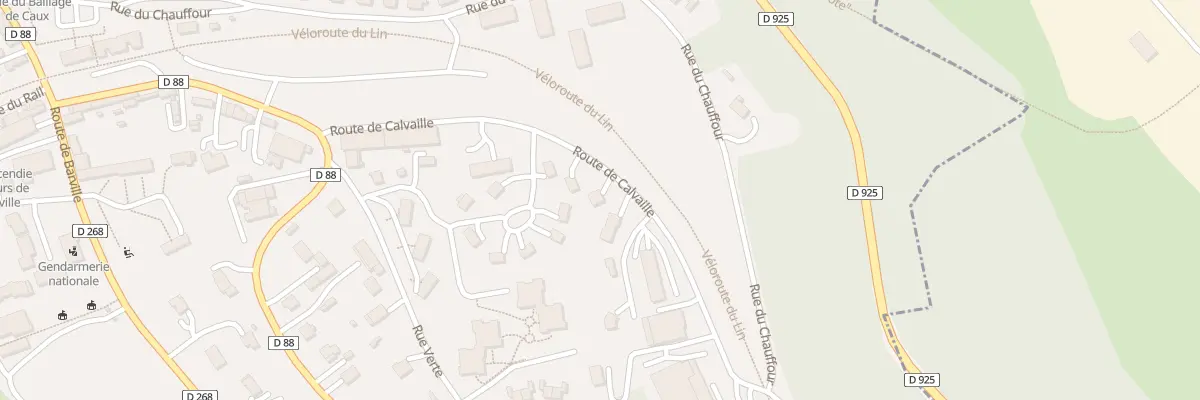 Plan du 8 Rte de Calvaille à Cany-Barville