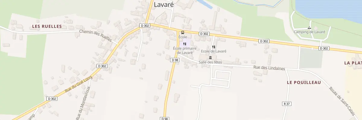 Plan du 5 Rue du Montangis à Lavaré