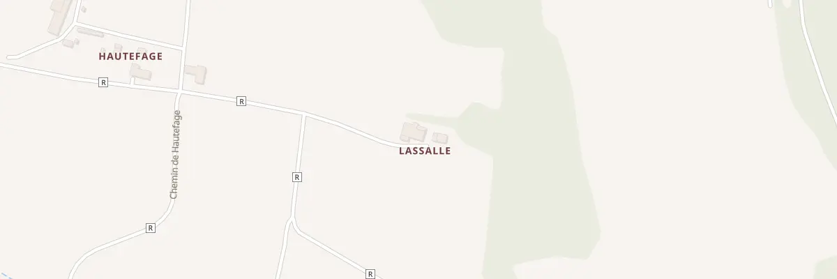 Plan du 606 Che de Hautefage à Astaffort