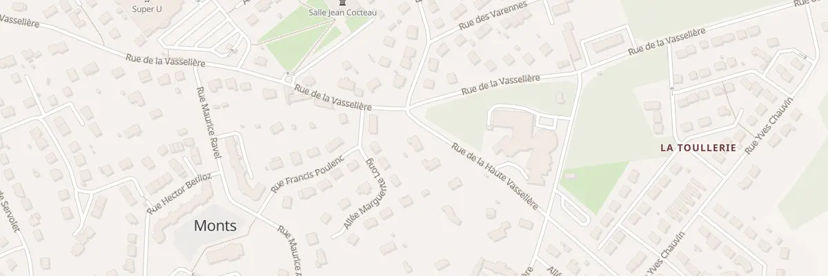 Plan du 2 Rue de la Haute Vasselière à Monts