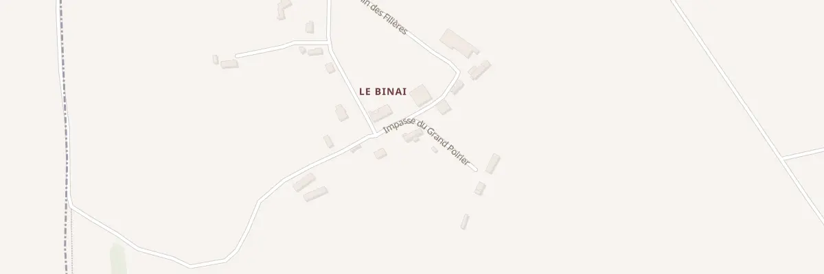 Plan du 2 Imp du Grand Poirier à Crulai