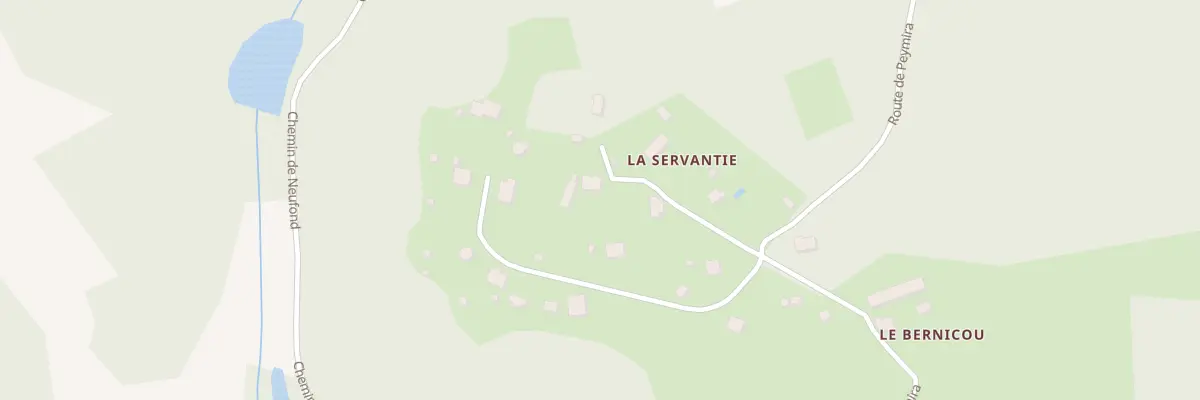 Plan du 26 La Servantie à Beauregard-et-Bassac