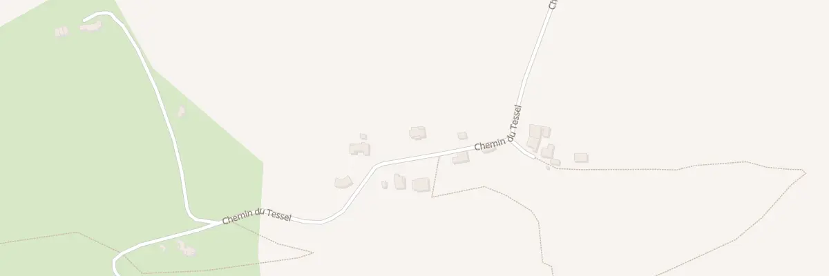 Plan du 400 Che de Tessel à Sainte-Colombe-de-Villeneuve